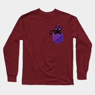 pocket cat Long Sleeve T-Shirt